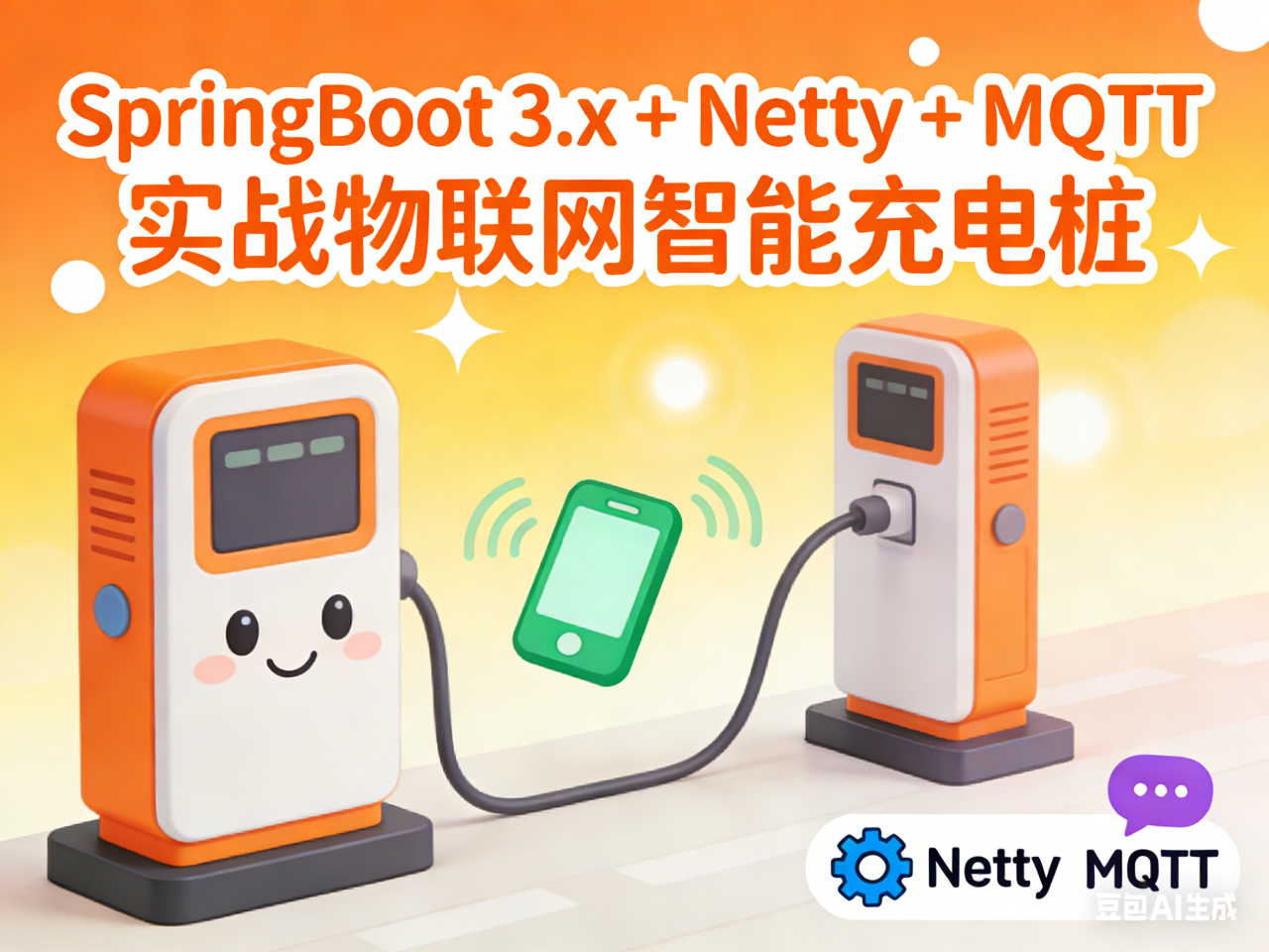 SpringBoot 3.x + Netty + MQTT 实战物联网智能充电桩