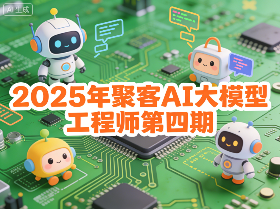 2025年聚客AI大模型工程师第四期