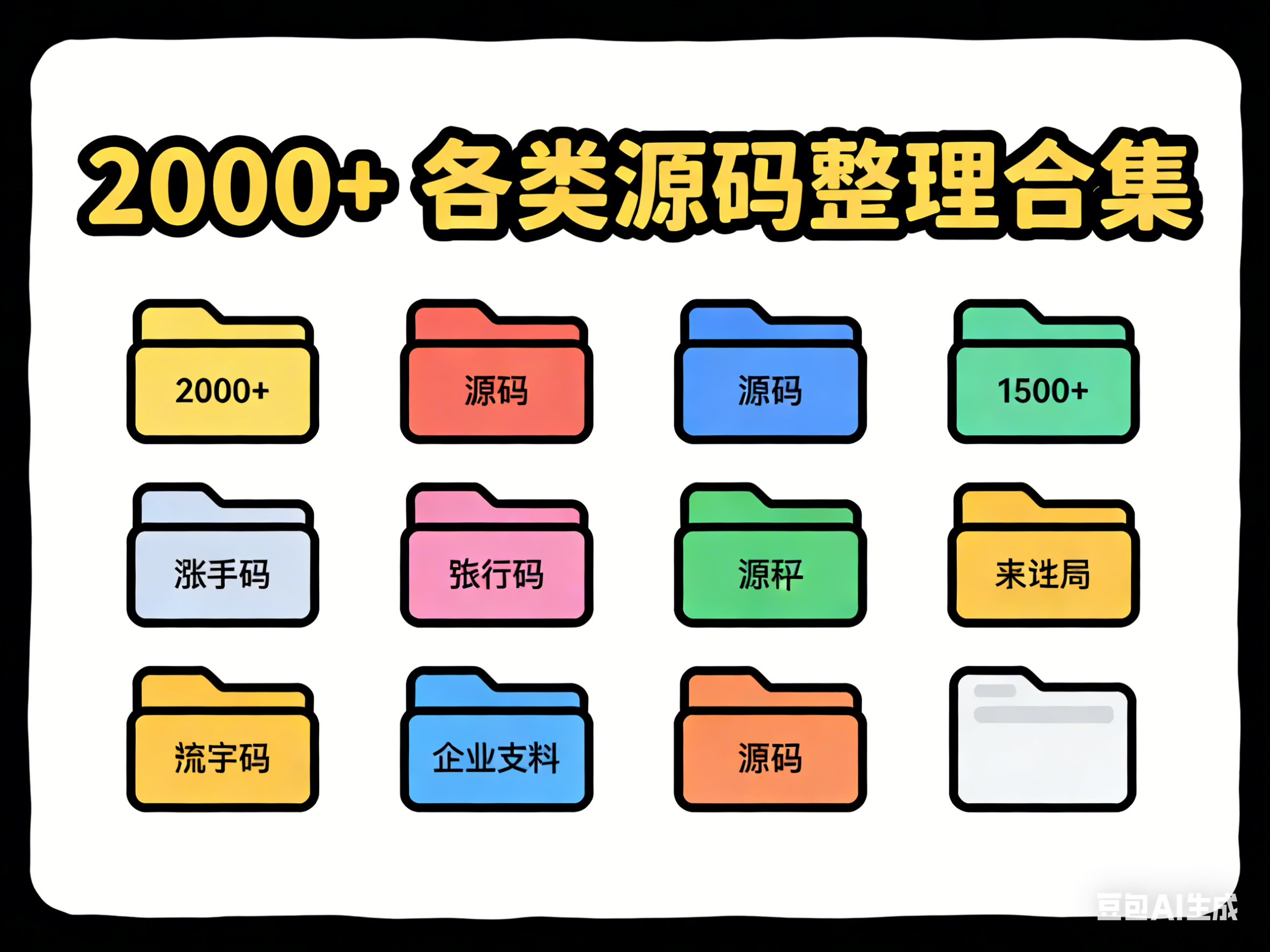 2000+ 各类源码整理合集