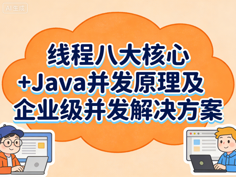 线程八大核心 +Java并发原理及企业级并发解决方案