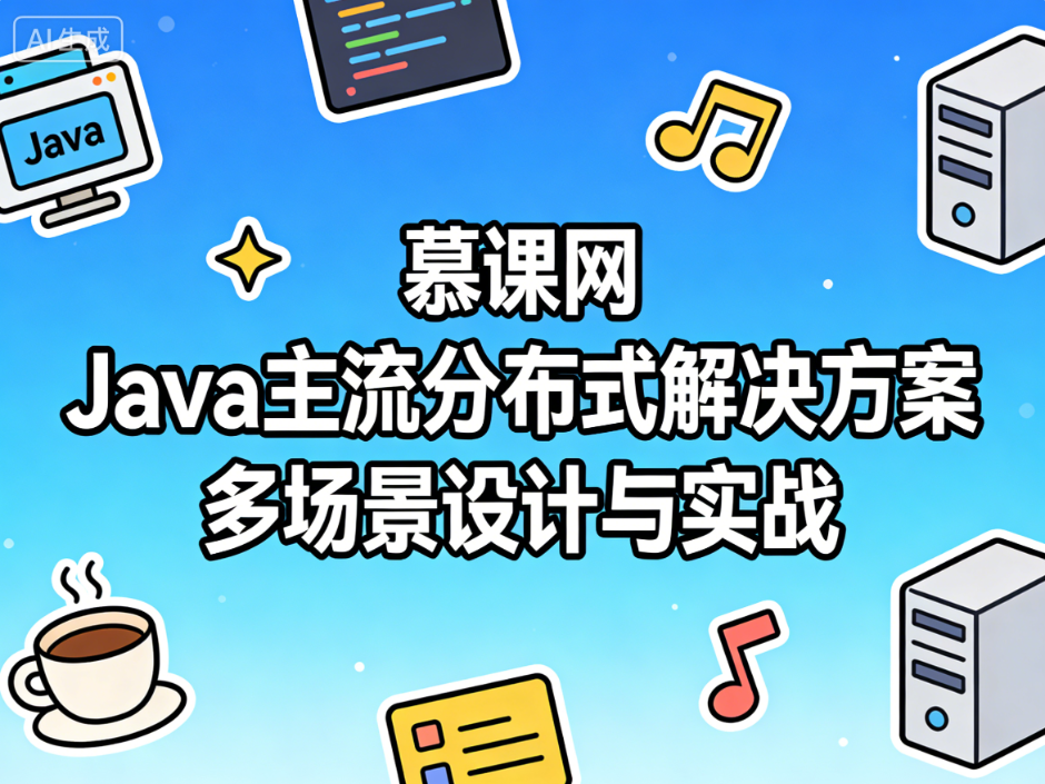 慕课网 Java主流分布式解决方案多场景设计与实战
