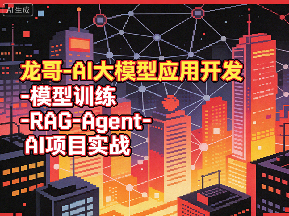龙哥-AI大模型应用开发-模型训练-RAG-Agent-AI项目实战