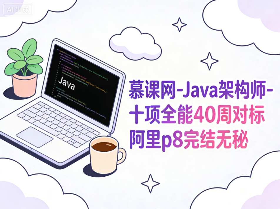 慕课网-Java架构师-十项全能40周对标阿里p8完结无秘