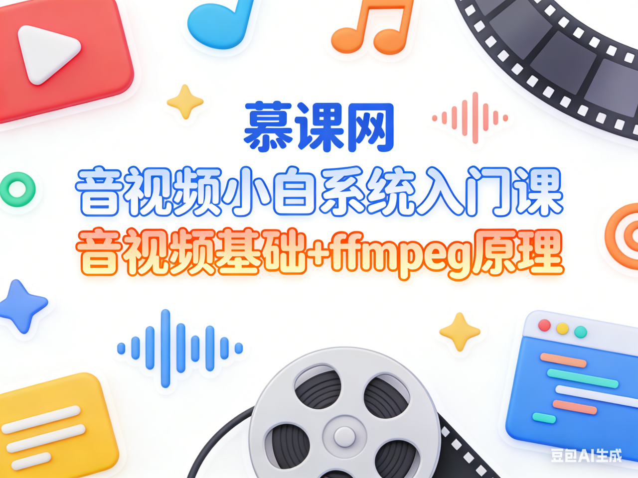 慕课网 音视频小白系统入门课 音视频基础+ffmpeg原理