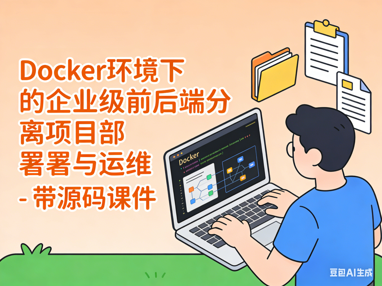 慕课网 Docker环境下的企业级前后端分离项目部署与运维 - 带源码课件