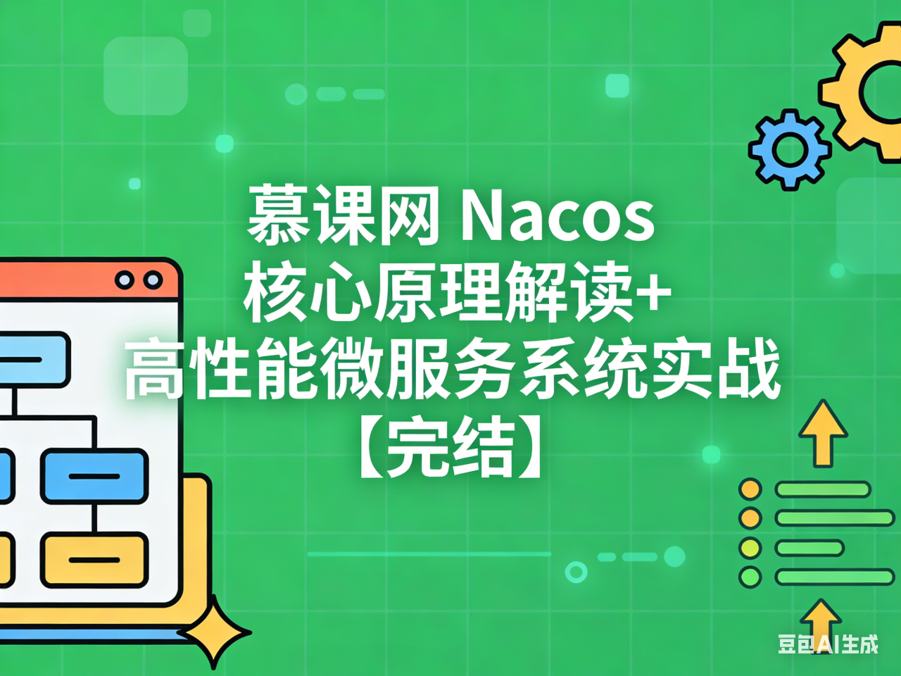慕课网 Nacos 核心原理解读+高性能微服务系统实战【完结】