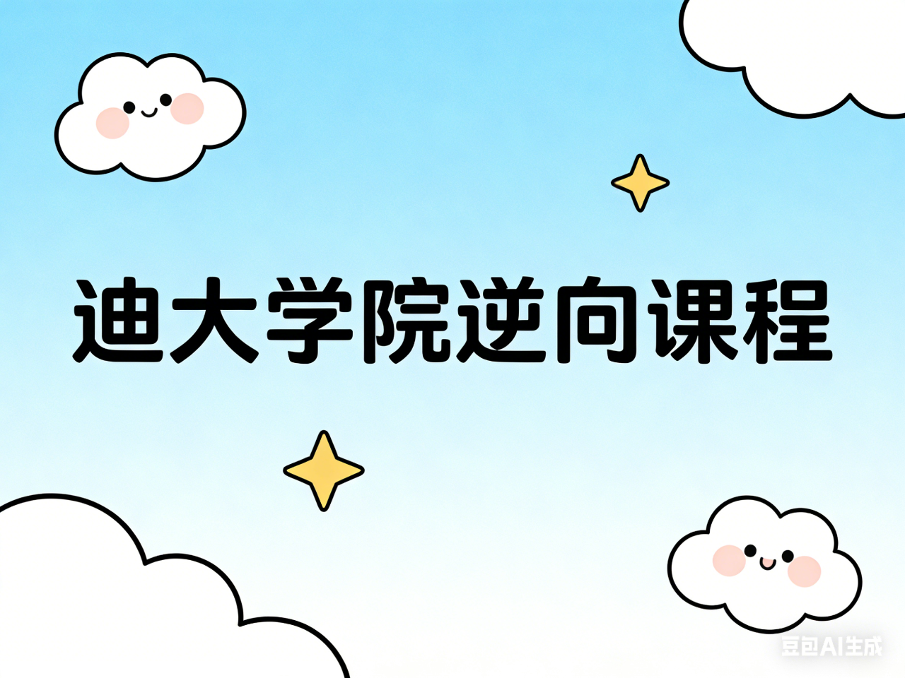 迪大学院逆向课程