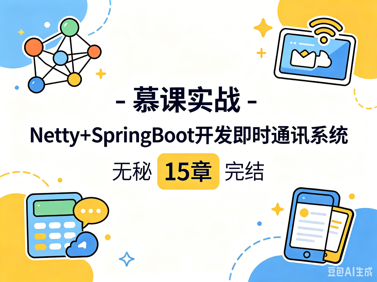 慕课实战 - Netty+SpringBoot开发即时通讯系统 无秘 15章 完结